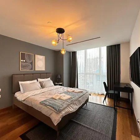 Luxury Modern 3 Bedroom & 2 Bath In Mashattan Residence, Maslak Sariyer 公寓 伊斯坦布尔