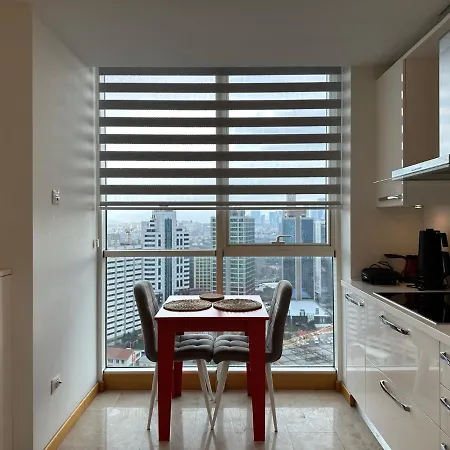 Luxury Modern 3 Bedroom & 2 Bath In Mashattan Residence, Maslak Sariyer 公寓